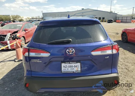 2024 Toyota Corolla Cross Le from USA, damaged, VIN 7MUCAAAG7RV087181